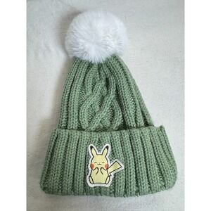 Pokemon Pikachu Beanie Winter Knit Hat Electric‎ Type.
